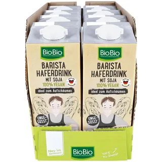BioBio Barista Haferdrink 1 Liter, 8er Pack