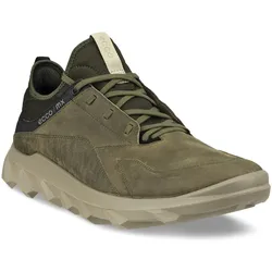 ECCO Wanderschuhe MX Low Nubukleder - strapazierfähige Sohle, sockenartige Konstruktion aus Neopen - khakigrün Herren