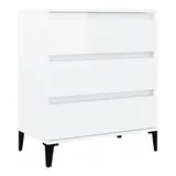 vidaXL Sideboard Hochglanz-Weiß 60x35x70 cm Holzwerkstoff