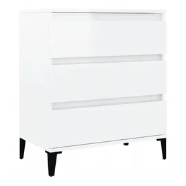 vidaXL Sideboard Hochglanz-Weiß 60x35x70 cm Holzwerkstoff