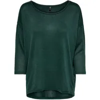 Only Damen Onlelcos 4/5 Solid Top Noos Langarmshirt, Grün S)