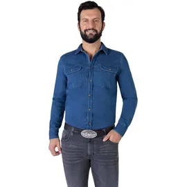 Mustang Herrengürtel Leder schwarz 110 cm