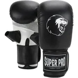 super pro combat gear Boxhandschuhe Victor XL, Schwarz lackiert