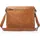Castelijn & Beerens Mark Aktentaschen Messenger RFID Schutz Leder 39 cm Laptopfach braun