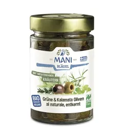 Mani Grüne & Kalamata Oliven mediterrane Kräuter bio