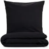 Blumtal Bettwäsche Schwarz 240 x 220 cm + 2 x 40 x 80 cm