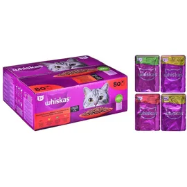 Whiskas Klassische Gerichte in Sauce 80 x 85 g