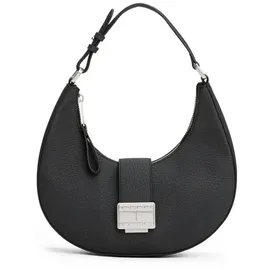 Tommy Hilfiger TJW CRUSH SHOULDER BAG Schultertasche Kunstleder Black