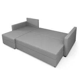 ax living Eckcouch Samt mit Schlaffunktion 2-Sitzer Gelb