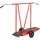 Kongamek Plattenwagen pulverbeschichtet in rot 1707x540x1122mm mit Luftbereifung