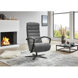 die planbar Relaxsessel DIE PLANBAR Polyester 66 x 110 x 83 cm Grau mit Relaxfunktion