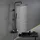 Görbach Duschsystem mit Thermostat Schwarz 20x20 cm