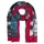 Stylebreaker Schal in Bordeaux-Petrol-Blau | Gr.: onesize