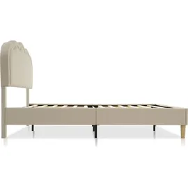 Flieks Polsterbett 140 x 200 cm Beige