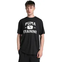 Puma Unisex M Graphics Train Logo Relaxed Tee T-Shirts,