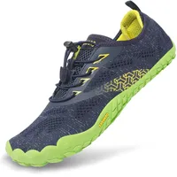 SAGUARO Barfuss Schuhe Damen Barfußschuhe Herren Zehenschuhe rutschfest Atmungsaktive Barefoot Shoes Indoor & Outdoor Barfussschuhe mit Breiter Zehenbox & Zero Drop Solhe, Blau, 40 EU - 40 EU
