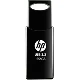 HP 712w USB 3.2 Flash Drive 256GB, schwarz, bis zu 120 MB/s Lesegeschwindigkeit