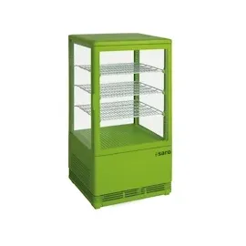 Saro Mini-Umluftkühlvitrine Modell SC 70 grün