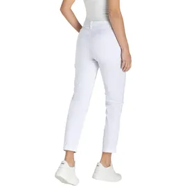 MAC Chino Turn Up aus Stretch Gabardine in Weiß-D40