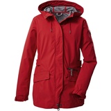 G.I.G.A. DX Damen Softshelljacke/Outdoorjacke mit Kapuze GS 96 WMN SFTSHLL JCKT, modern red, 44,