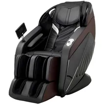 aea Massagesessel mit Massagefunktion Polyester 75 x 115 x 125 cm Schwarz