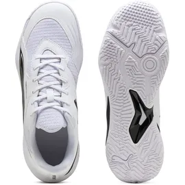 Puma Solarflash III Hallenschuhe weiß Schwarz, 43