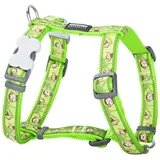 Red Dingo Hundegeschirr Style Monkey Lime Green 36-54cm 30-48cm