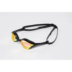 ARENA Unisex Wettkampf Schwimmbrille Cobra Ultra, YELLOW COPPER-BLACK, ONE SIZE