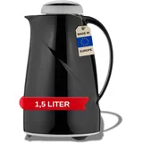 Helios Isolierkanne Wave 1,5 l Schwarz