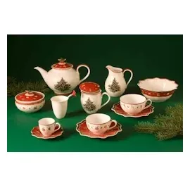 Villeroy & Boch Milchkaffee-Untertasse 19 cm Rot