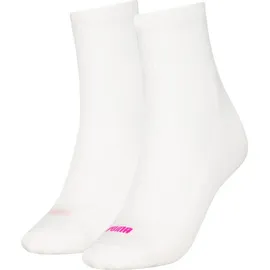 Puma Sneakersocken 2 Paar Weiß/Rosa 39-42
