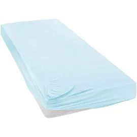 JANINE 5007 Mako-Feinjersey 180 x 200 - 200 x 200 cm hellblau