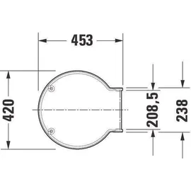 Duravit Starck 1 WC-Sitz Weiß