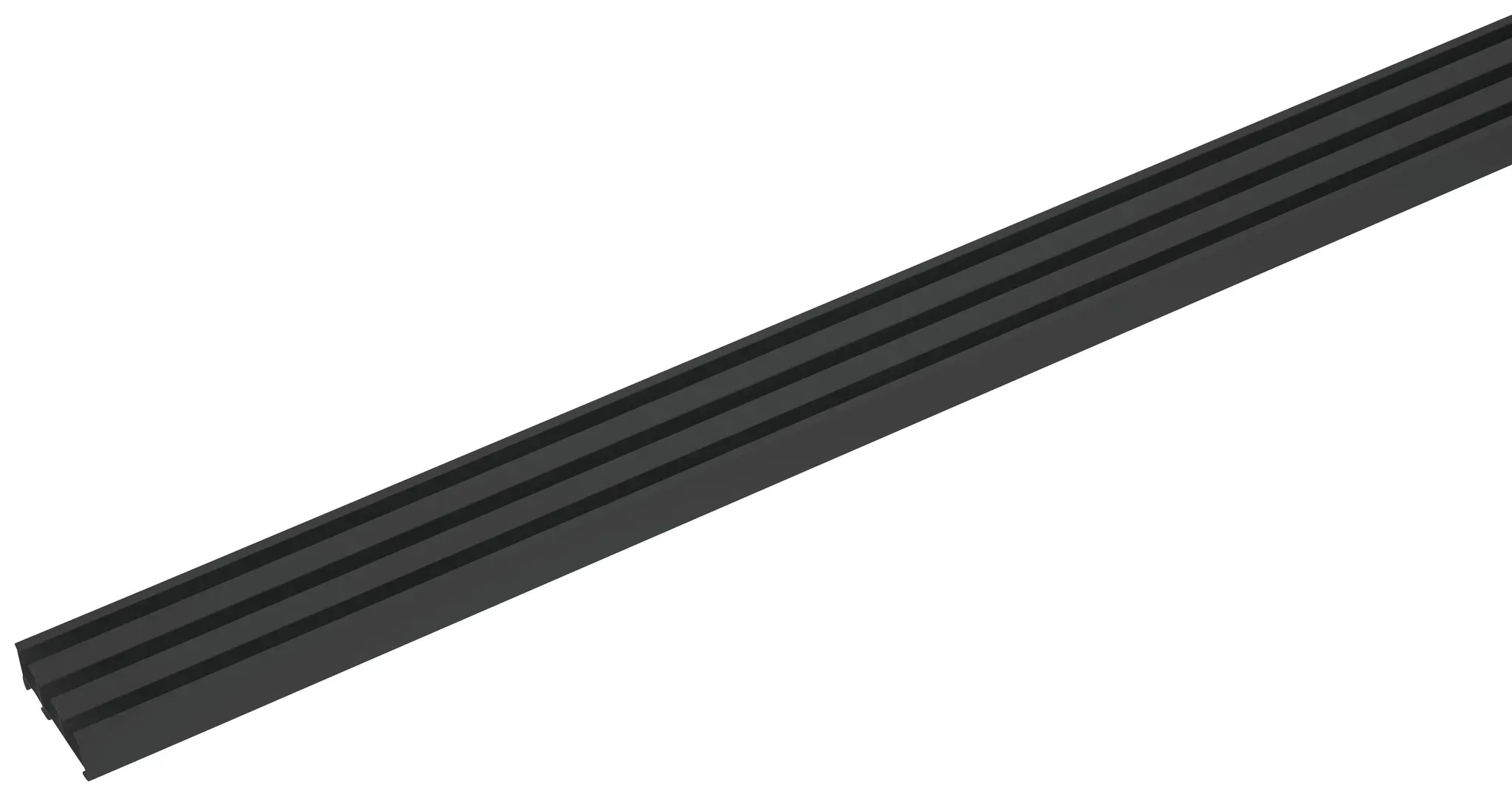 Vorhangschiene Style in Schwarz, ca. 160cm