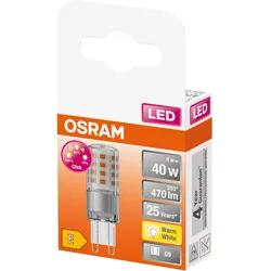 Ledvance OSRAM LED STAR+ - LED-Lampe - Form: PIN - klar Finish - G9 - 4 W (Entsp