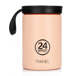 24Bottles Travel Tumbler Dusty Pink - Fill & Go Lid 350ml