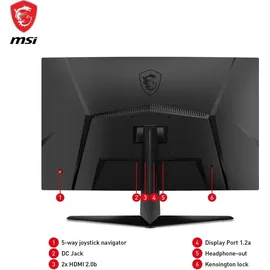 MSI Optix G27C4DE E3 27" schwarz