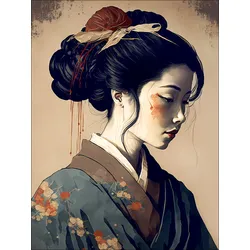 Keilrahmenbild GEISHA II