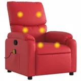 vidaXL Massagesessel Rot Kunstleder Modell 5