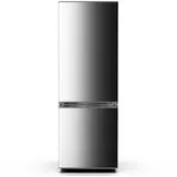 PKM KG170IXCAZ Stand Kühl-Gefrierkombination, 50 cm breit, 161 L, LED Beleuchtung, regelbares Thermostat, Edelstahloptik