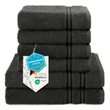 hammetex Handtuchset 6-tlg. grau
