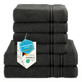 hammetex Handtuchset 6-tlg. grau