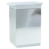 MS Beschläge Möbelfuß Ersatz Fuß Möbelstütze Schrankfüße Höhenverstellbar Aluminium Chrom Glänzend 65mm Grau