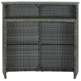 vidaXL Bartisch 120 x 55 x 110 cm Grau