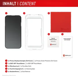 Displex Privacy Panzerglas für Apple iPhone 17 Pro Max