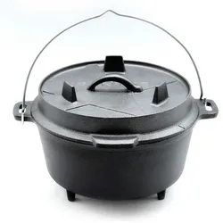 SANTOS BBQ Dutch Oven 4,5qt mit Füße
