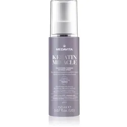 Medavita Keratin Miracle Smoothing Thermo Defence Spray Hitzeschutzspray für Behandlungen mit Haarglätter und Lockenstab für das Haar 150 ml