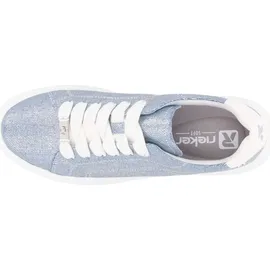 Rieker Plateau-Sneaker Blau 38