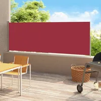 vidaXL Seitenmarkise Ausziehbar 220x500 cm Rot