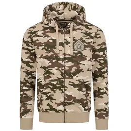 BENLEE Rocky Marciano Frasen Kapuzensweatjacke Herren Khaki 3XL